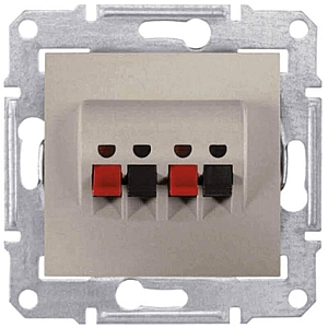 Аудиорозетка х2 Schneider Electric Sedna SDN5400168