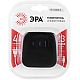 Разветвитель электрический ЭРА SP-4-3USBAC-B на 4 розетки + 3 USB A+C со шторками 10А черный Б0069084
