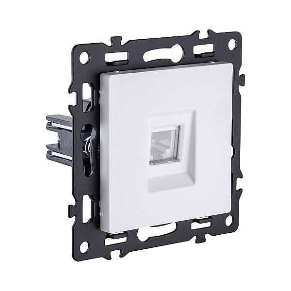 Розетка Ethernet RJ45 Cat.6, белый Kollinger Asthetik AS-017WH