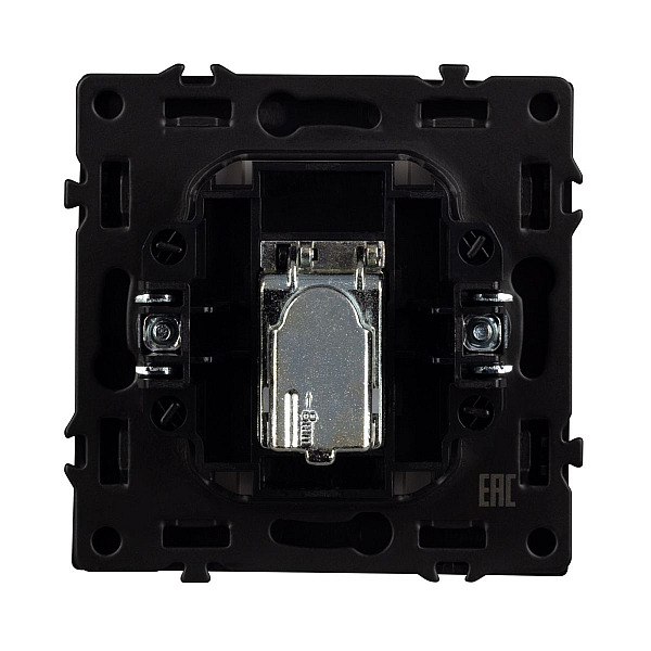 Механизм телевизионной розетки Arlight SCT-NOBE-MTV1-SFPL-BK (Черный оникс) 054293