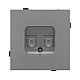 Механизм компьютерной розетки двойной Arlight SCT-TENDO-MPC2-PL-GR (RJ-45, CAT6) 054102