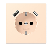 Розетка 2K+З USB Typ AC Jung LC1520-15CA238