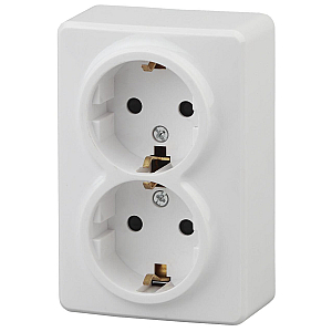 Розетка 2P+E Schuko со шторками Эра 11-2206-01 Б0020694