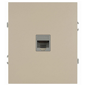 Розетка Эра Arktik 16-3107-04 информационная RJ45 шампань Б0070477