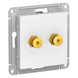 Аудиорозетка двухместная Systeme Electric AtlasDesign ATN000187