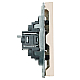 Розетка компьютерная 1-местная RJ-45 (механизм) Эмили, RST00-5117-08, кашемир, soft touch 49899