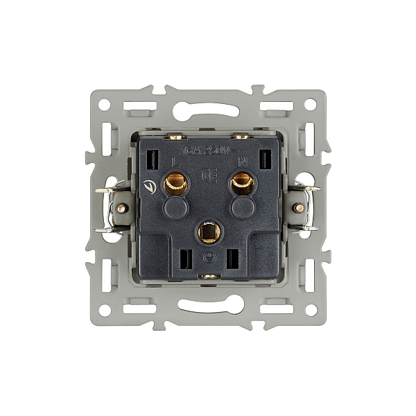 Механизм розетки влагозащищённый Arlight SCT-MCP-PL-WH (250V, 16A) 043745