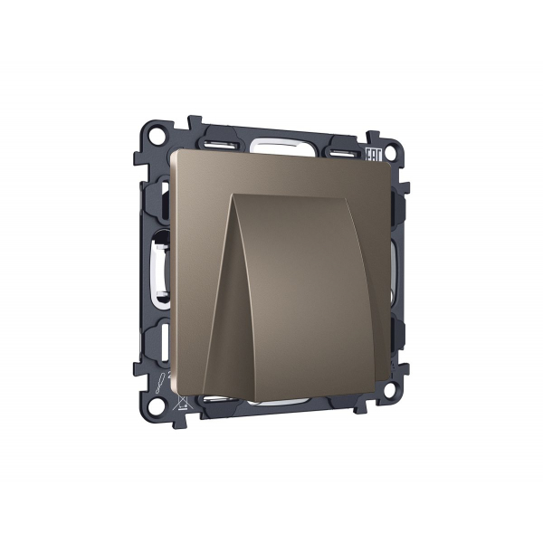 Комплект вывода кабеля с фиксатором Alfa Темная бронза матовый Quant Ambrella Volt MA645810 (AP6458, VM238)