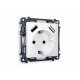 Комплект механизма розетки 2USB A+A 18W (быстрая зарядка) с/з Ambrella Volt Alfa MA109010