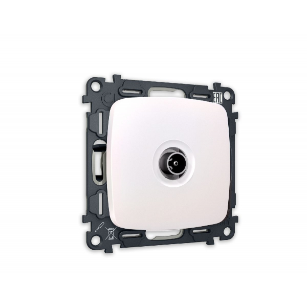 Комплект механизма TV розетки оконечной 50-870 MHz 1dB Ambrella Volt Omega MO213010 Комплект механизма TV розетки оконечной 50-870 MHz 1dB Ambrella Volt Omega MO213010