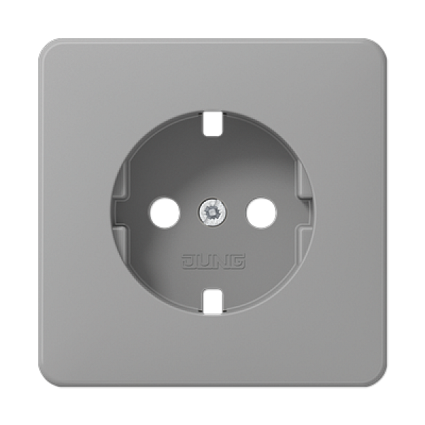 Розетка штепсельная Schuko Jung CD1520BFPLGR