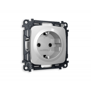 Комплект механизма розетки с/з на винтовых зажимах Ambrella Volt Omega MO406010