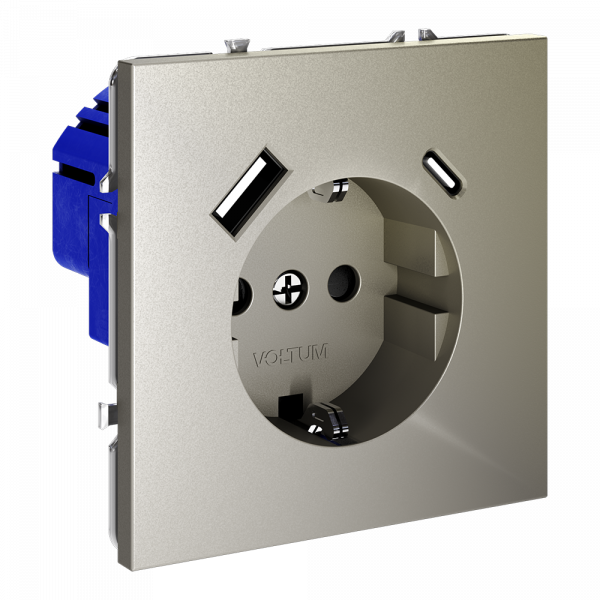 Розетка с USB, A+C Voltum S70 VLS040504 Розетка с USB, A+C Voltum S70 VLS040504