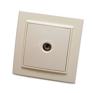 Розетка телевизионная 1-местная Stekker PST00-9008-02 75 39234