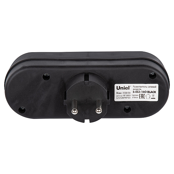 Сетевой разветвитель Uniel S-ES3-16O BLACK UL-00011232