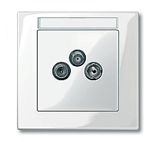 Розетка TV+FM+SAT Schneider Electric Merten MTN296719