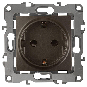 Розетка 2P+E Schuko Эра 12-2101-13 Б0019320