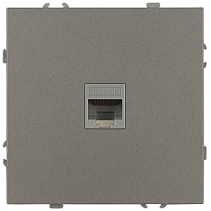 Розетка Эра Galaxy 15-3107-07 информационная RJ45 IP20 титан Б0070747