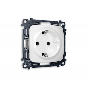 Комплект механизма розетки с/з со шторками Ambrella Volt Omega MO127010