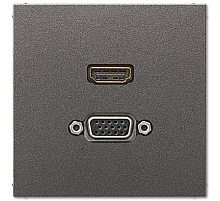 Розетка HDMI/VGA Jung MAAL1173AN