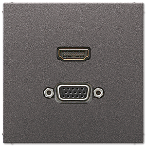 Розетка HDMI/VGA Jung MAAL1173AN