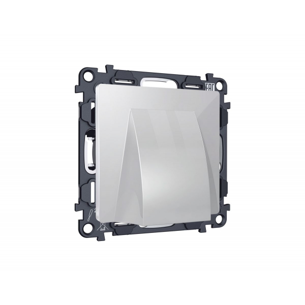 Комплект вывода кабеля с фиксатором Alfa Серебро глянец Quant Ambrella Volt MA415810 (AP4158, VM238)