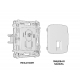 Комплект механизма телефонной розетки RJ-11(4P4C) со шторкой Ambrella Volt Omega MO912030