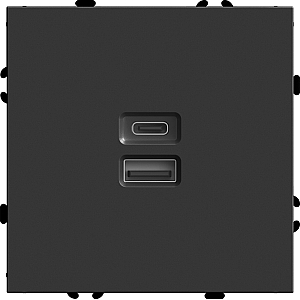 Розетка 2-местная USB + Type C Stekker RST10-5115-05 Эмили 49853