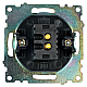 Розетка 2хUSB Stekker Катрин черный GLS10-7115-05 39616
