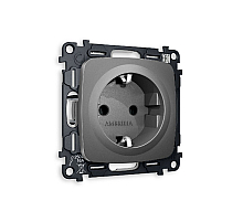Комплект механизма розетки с/з на винтовых зажимах Ambrella Volt Omega MO656010