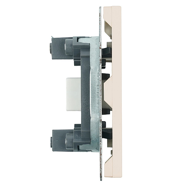 Розетка HDMI 2.0 Type A (механизм), Stekker Эмили, RST00-5118-08, кашемир, soft touch 50169