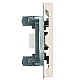 Розетка HDMI 2.0 Type A (механизм), Stekker Эмили, RST00-5118-08, кашемир, soft touch 50169
