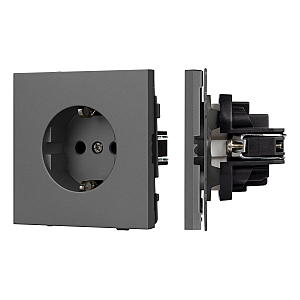 Механизм электрической розетки Arlight SCT-TENDO-MEU1-SFPL-GR (230V, 16A) 054640