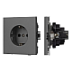 Механизм электрической розетки Arlight SCT-TENDO-MEU1-SFPL-GR (230V, 16A) 054640