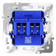 Розетка акустическая Voltum S70 VLS060302