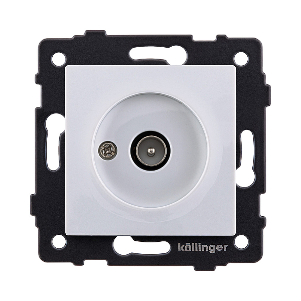 Розетка TV (папа), белый Kollinger REA-007WH для Aspekt, Eleganz, Reflex