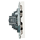 Розетка телевизионная TV Stekker Эмили белый фарфор RST00-5108-01 49875