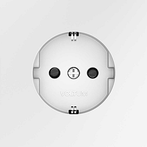 Розетка со шторками Voltum S70 VLS040202 (белый матовый)