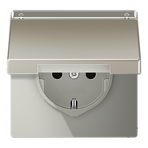 Розетка штепсельная Schuko Jung ES1520NAKL