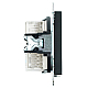 Розетка компьютерная 2-местная RJ-45 (механизм) ,Stekker ,GLS00-7109-05 Катрин, черный 50007