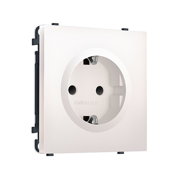 Комплект механизма электрической розетки SIGMA Жемчуг 50Hz 2P+E с/з с/ш 16A-250V QUANT PRO Ambrella Volt MS207010 (SP2070, PR141)