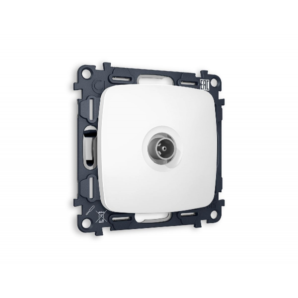 Комплект механизма TV розетки оконечной 50-870 MHz 1dB Ambrella Volt Omega MO133010 Комплект механизма TV розетки оконечной 50-870 MHz 1dB Ambrella Volt Omega MO133010