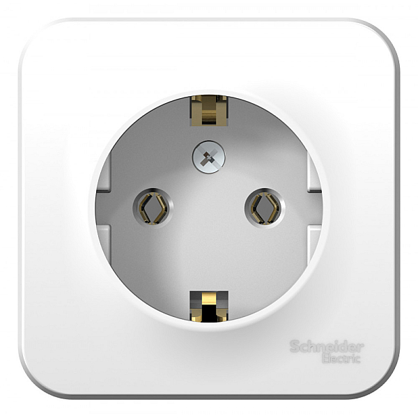 Розетка 2К+З Systeme Electric Blanca 16A 250V белая BLNRA010101