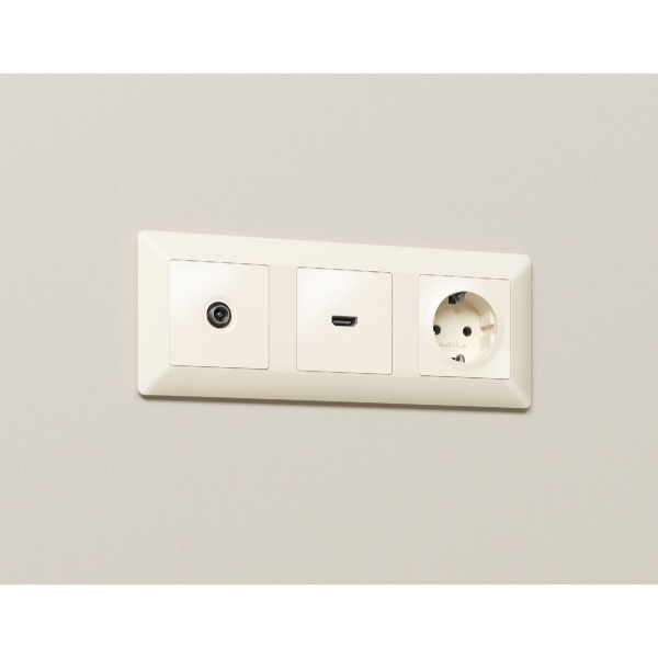 Комплект механизма TV розетки оконечной 50-870 MHz 1dB Ambrella Volt Alfa MA333010 Комплект механизма TV розетки оконечной 50-870 MHz 1dB Ambrella Volt Alfa MA333010