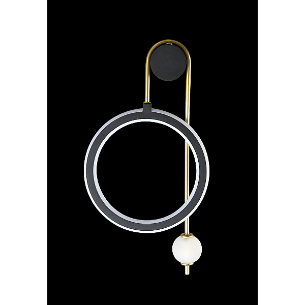 Бра Crystal Lux Corida AP25W Led Black/Gold