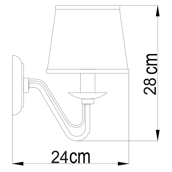 Бра Arte Lamp Furore A1150AP-1CC