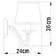 Бра Arte Lamp Furore A1150AP-1CC