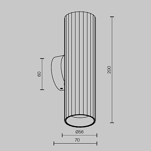 Бра Maytoni Technical Calipso C106WL-02-GU10-W