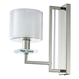 Бра Crystal Lux Nicolas NICOLAS AP1 NICKEL/WHITE