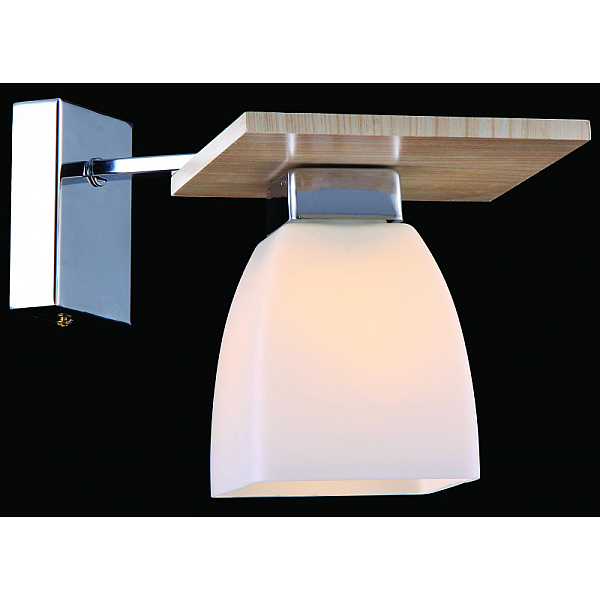 Бра Natali Kovaltseva Trento TRENTO 11401/1W CHROME, WHITE OAK